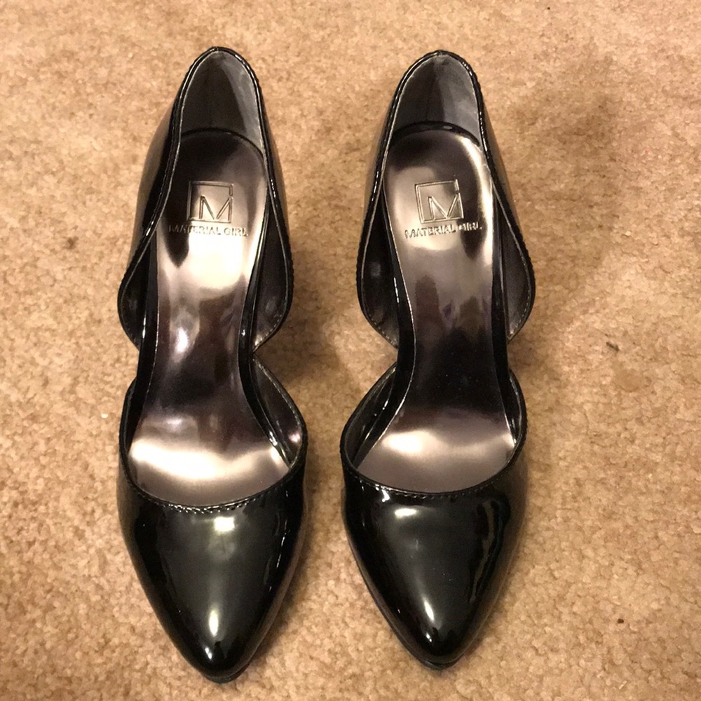 Material Girl Black Heels